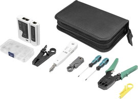 Digitus DN-94027 Hálózati szerszám készlet Alkalmas: CAT 5e, CAT 6, CAT 7