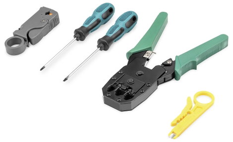 Digitus DN-94027 Hálózati szerszám készlet Alkalmas: CAT 5e, CAT 6, CAT 7 2. kép