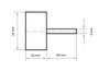 LUKAS-ERZETT A2200020206080 SFL univerzális ventilátorcsiszoló 20x20 mm-es tengely 3 mm-es korund sz 4. bélyegkép
