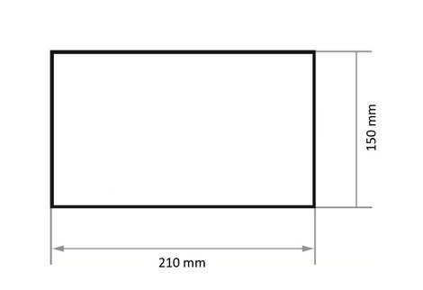 LUKAS-ERZETT A380115023013 Csiszológyapjú SVB univerzális, nagyon finom, 150x210 mm, kézi használatr 3. kép