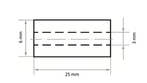 LUKAS-ERZETT SRZY 0625 B.03 NK 80 A240300625080 Csiszoló hüvely Szemcsézet 80 (Ø x H) 6 mm x 25 mm 5 2. kép