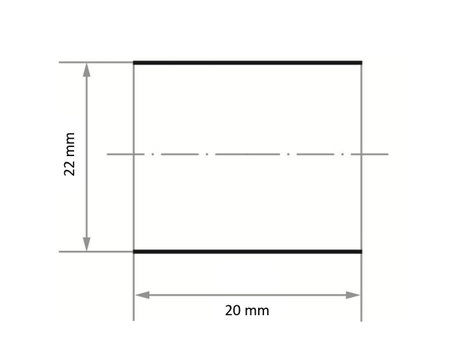 LUKAS-ERZETT SBZY 02220 NK 150 A240002220150 Csiszoló hüvely Szemcsézet 150 (Ø x H) 22 mm x 20 mm 50 2. kép