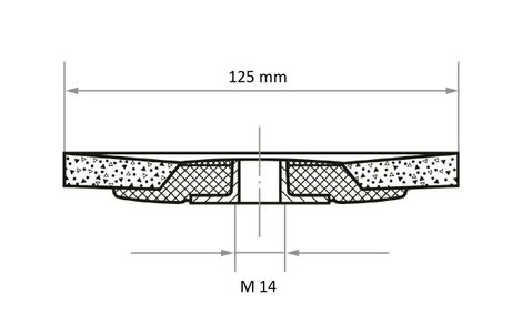 LUKAS-ERZETT A272712504070 Legyezős csiszolókorong Ø 125 mm 10 db 2. kép