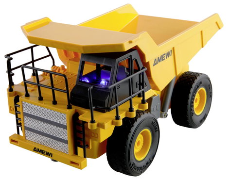 Amewi 22710 2-in-1 Set Kipper & Kettenbagger 1:24 Elektro RC kezdő funkcionális modell RtR Fényeffek 11. kép