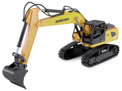 Amewi 22710 2-in-1 Set Kipper & Kettenbagger 1:24 Elektro RC kezdő funkcionális modell RtR Fényeffek 4. kép