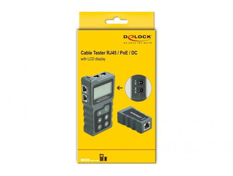 Delock 63110 Hálózat teszter Alkalmas: Kábel 7. kép