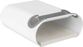 Elevar LBM-01 Kerékpár fali tartó Beállítási helyek száma=1 Acél, PVC, Szilikon, MDF Fehér, Szürke