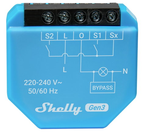 Shelly 1L Gen3 Vezeték nélküli kapcsoló 3. kép