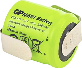 GP GP Ni-MH Industrial 250 AAH 1A1P-C1 Ceruzaakku NiMH 1.2 V 250 mAh 1 db