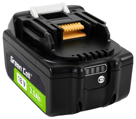 Green Cell BL1830 GC-PTMA18V3 Szerszám akku 18 V 3 Ah Lítiumion 3. kép