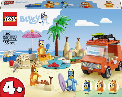 LEGO® Bluey 11202 Bluey tengerparti kirándulása