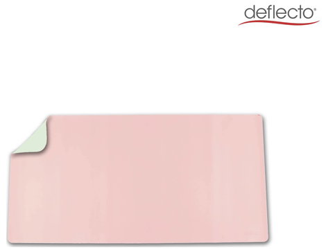 Deflecto DM8040PG Asztali alátét Zöld, Rózsaszín (Sz x Ma) 800 mm x 400 mm 2. kép