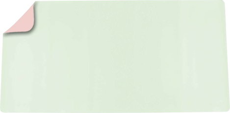 Deflecto DM12060PG Asztali alátét Zöld, Rózsaszín (Sz x Ma) 1200 mm x 600 mm
