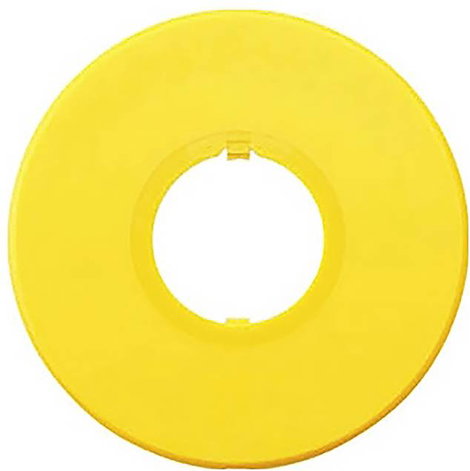 Idec HW Emergency Stop Series Jelölő tábla (Ø x H) 60 mm x 1.5 mm Sárga 1 db