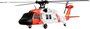 Amewi UH-60L Black Hawk Coastguard Brushless Helikopter RC kezdő helikopter RtF bélyegkép