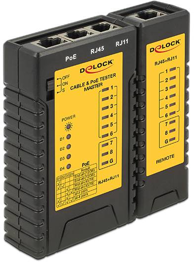 Delock 86107 Hálózat teszter Alkalmas: Szereletlen 2. kép