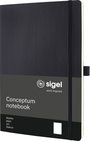 Sigel CO338 Jegyzettömb Conceptum Softcover DIN A4 üres Fekete Lapok száma: 97 bélyegkép