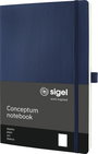 Sigel CO340 Jegyzettömb Conceptum Softcover DIN A4 üres Sötétkék Lapok száma: 97 bélyegkép