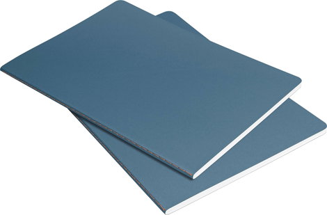Sigel LS305 #####Notizheft Linescape Softcover 2 db DIN A5 vonalas Középkék, Neon narancs Lapok szám