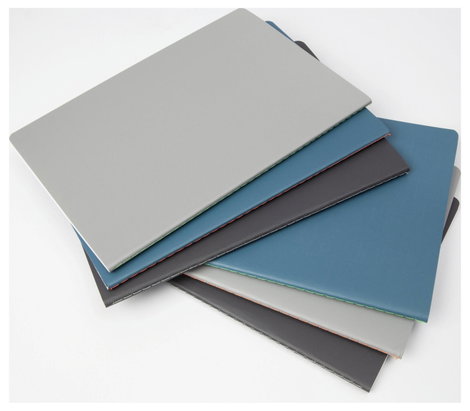 Sigel LS305 #####Notizheft Linescape Softcover 2 db DIN A5 vonalas Középkék, Neon narancs Lapok szám 8. kép