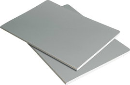 Sigel LS300 #####Notizheft Linescape Softcover 2 db DIN A5 kockás Világosszürke, Neon narancs Lapok 