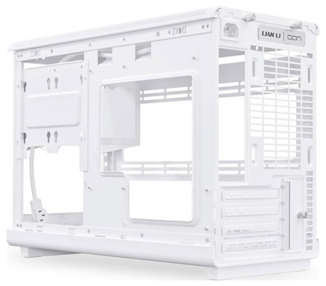 Lian Li Lian Li DAN Cases A3-mATX Wood Edition PC-Gehäuse, Micro-ATX - Buche, weiß Mikro torony Ház, 5. kép