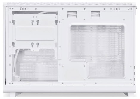Lian Li Lian Li DAN Cases A3-mATX Wood Edition PC-Gehäuse, Micro-ATX - Buche, weiß Mikro torony Ház, 7. kép