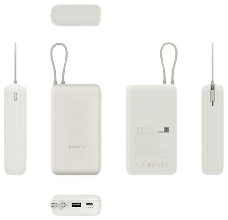 Xiaomi BHR8851GL Powerbank 20000 mAh Lítiumion Fehér (matt) 2. kép