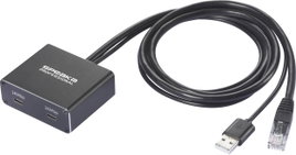 SpeaKa Professional SP-GNS-250 Hálózati adapter/hub 1 GBit/s USB-C®, RJ45