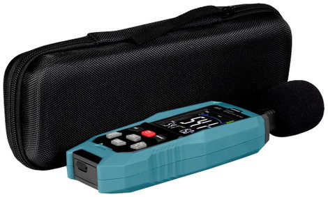 Joy-it Zajszintmérő színes kijelző, Adatgyűjtő JT-SLM01 30 - 130 dB 31.5 Hz - 8 kHz USB 3. kép