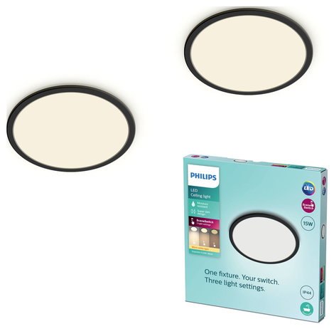 Philips 8721103042781 Mennyezeti lámpa, LED-es mennyezeti lámpa Fekete 2. kép