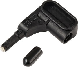 VOLTCRAFT MSS-120 Biztonsági mérőfej 4 mm-es alj CAT IV 600 V, CAT III 1000 V Fekete 1 db