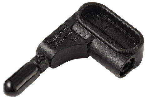 VOLTCRAFT MSS-120 Biztonsági mérőfej 4 mm-es alj CAT IV 600 V, CAT III 1000 V Fekete 1 db 4. kép