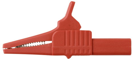 VOLTCRAFT MSK-125 rot Krokodilcsipesz Dugaszoló csatlakozó, 4 mm CAT II 300 V Piros 3. kép