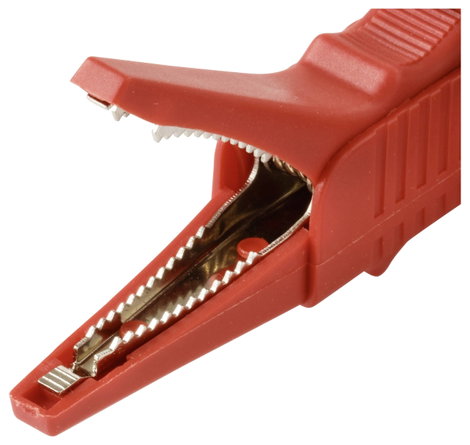 VOLTCRAFT MSK-125 rot Krokodilcsipesz Dugaszoló csatlakozó, 4 mm CAT II 300 V Piros 5. kép
