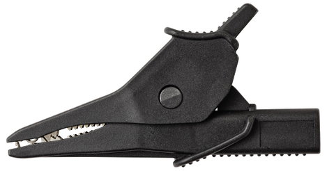 VOLTCRAFT MSK-135 sw Krokodilcsipesz Dugaszoló csatlakozó, 4 mm CAT IV 600 V, CAT III 1000 V Fekete 3. kép