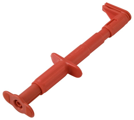 VOLTCRAFT MSK-140 Rot Biztonsági csíptetős mérőhegy Dugaszoló csatlakozó, 4 mm CAT III 1000 V Piros 2. kép