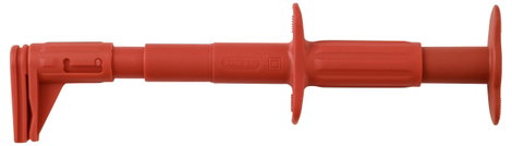 VOLTCRAFT MSK-140 Rot Biztonsági csíptetős mérőhegy Dugaszoló csatlakozó, 4 mm CAT III 1000 V Piros 3. kép