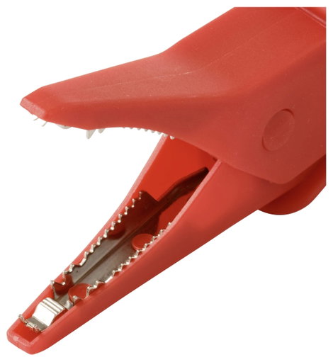 VOLTCRAFT MSK-135 rot Krokodilcsipesz Dugaszoló csatlakozó, 4 mm CAT IV 600 V, CAT III 1000 V Piros 5. kép