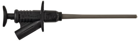 VOLTCRAFT MSK-122 sw Biztonsági csíptetős mérőhegy Dugaszoló csatlakozó, 4 mm CAT II 1000 V Fekete 3. kép