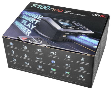 SKYRC S100 Neo Modell töltő 12 A Ólom, LiFePO, LiHV, Lítiumion, LiPolimer, NiCd, NiMH 3. kép