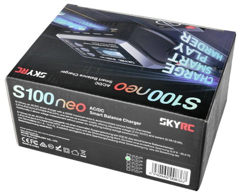 SKYRC S100 Neo Modell töltő 12 A Ólom, LiFePO, LiHV, Lítiumion, LiPolimer, NiCd, NiMH 4. kép