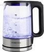 GourmetMaxx GOURMETmaxx Glas-Wasserkocher LED 1,7l 2200W Edelstahl/schwarz kabellos Vízforraló Vezet bélyegkép