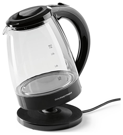 GourmetMaxx Vízforraló Fekete Tartalom: 1.8 l 2. kép