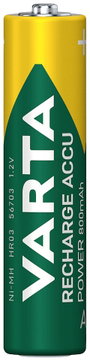 Mikroceruza akku AAA NiMH, 1,2V 800 mAh, 4 db, Varta Ready2Use HR3, HR03, UO100557, DC2400, DC2400B4 2. bélyegkép