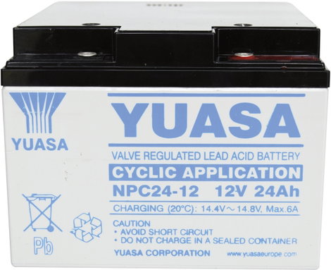 Ólomakku NPC 12V 24 Ah YUASA