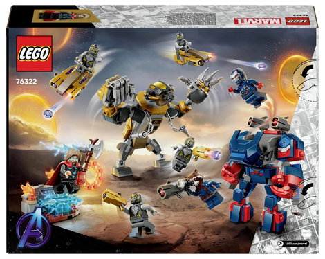 LEGO® MARVEL SUPER HEROES 76322 Bosszúállók: Végjáték Thor vs. Chitauri 4. kép