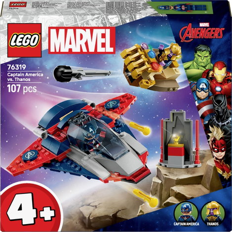 LEGO® MARVEL SUPER HEROES 76319 Amerika Kapitány Thanos ellen