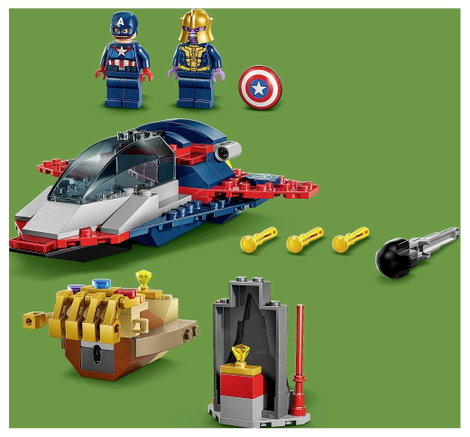 LEGO® MARVEL SUPER HEROES 76319 Amerika Kapitány Thanos ellen 4. kép