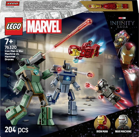 LEGO® MARVEL SUPER HEROES 76320 Vasember és hadigép vs. Hammer drónok